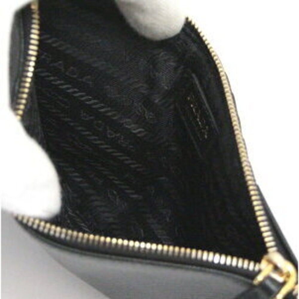 Prada Triangle Logo Document Wallet Fragment Saff… - image 5